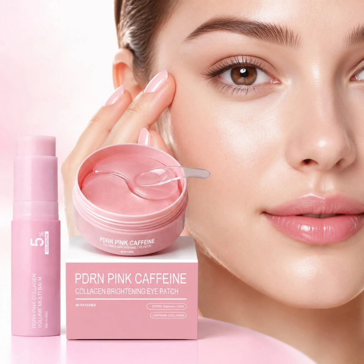 PDRN Pink Collagen Eye Patches & Multi Balm Stick