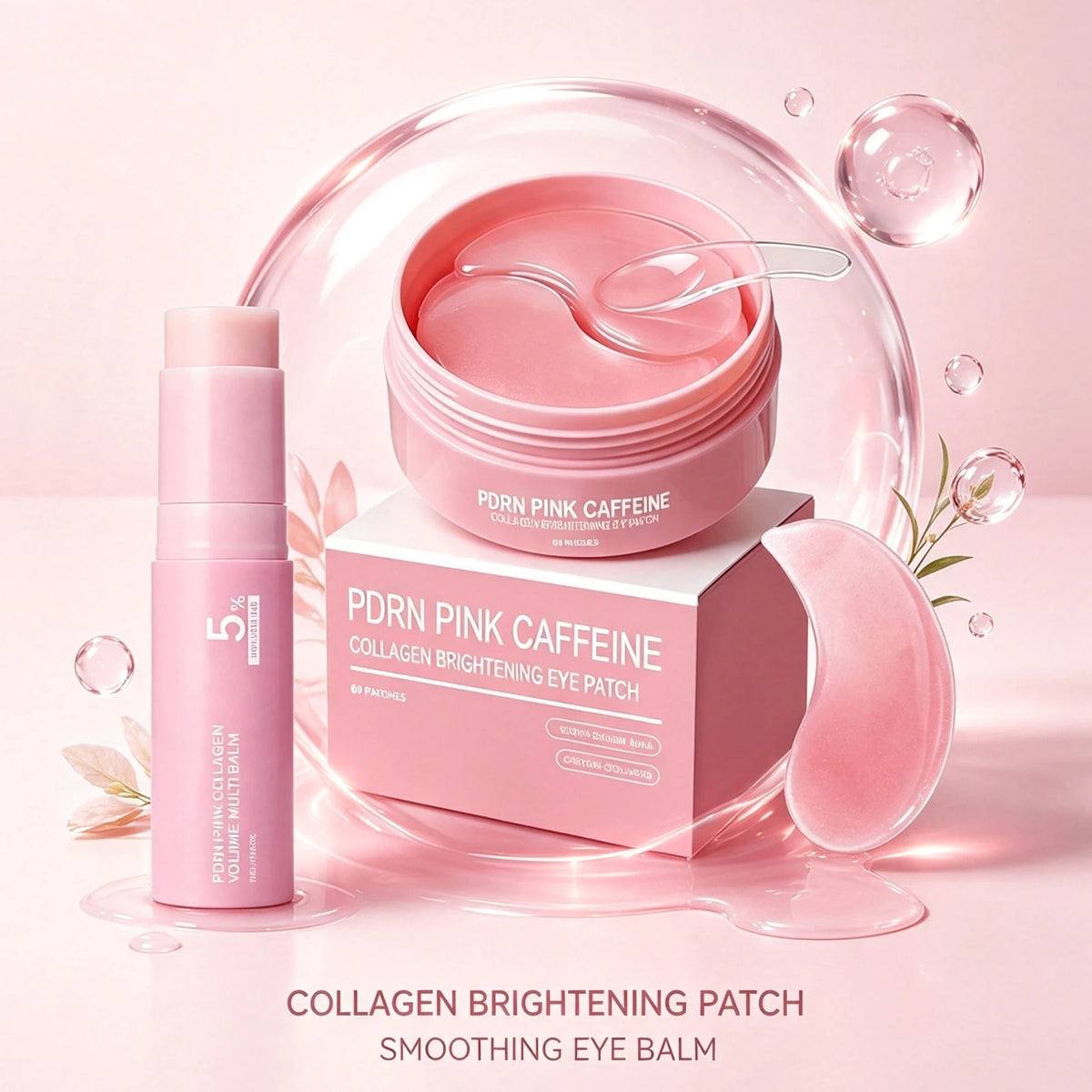 PDRN Pink Collagen Eye Patches & Multi Balm Stick