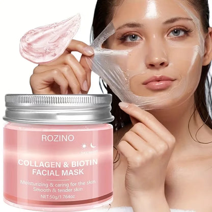 Biotin Collagen Peel-Off Face Mask – Hydrating & Brightening