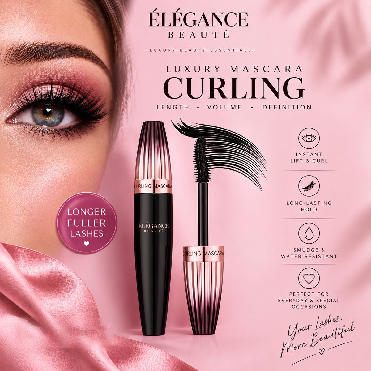 4D Waterproof Volume Mascara